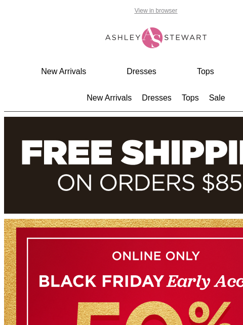 ashleystewart newsletter: So—you've got Friendsgiving plans & nothing to wea...