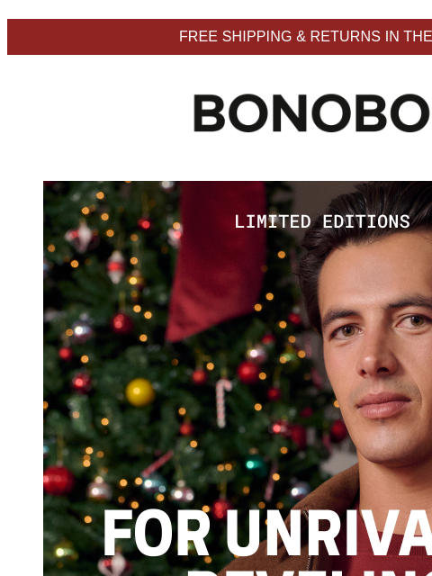 bonobos newsletter: Limited-Edition Sweaters and Pants