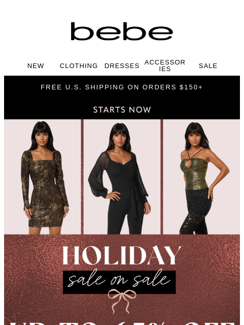 bebe newsletter: 🆘 UP TO 65% OFF 🆘