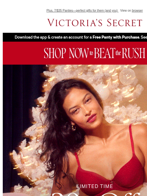 victoriassecret newsletter: 30% Off is Happening NOW—Don't Miss Out