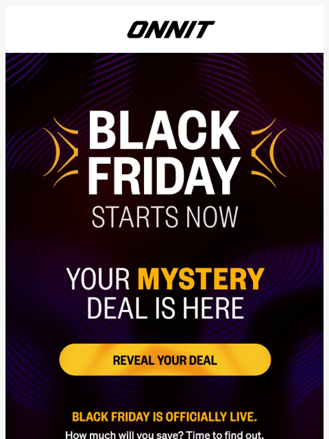 onnit newsletter: The Black Friday Sale is HERE! But what it is… tha...