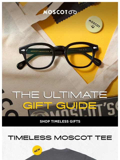 moscot newsletter: The MOSCOT Gift Guide Has Arrived