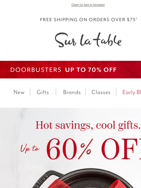 surlatable newsletter: A good knife changes everything.