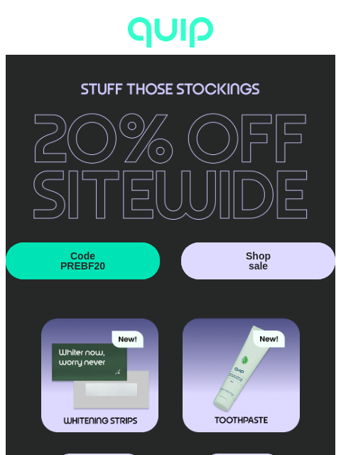 getquip newsletter: 🧦 Stocking stuffers under $25