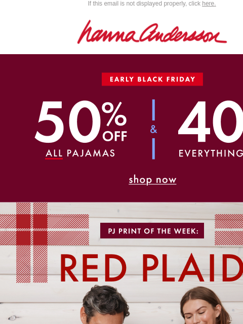 hannaandersson newsletter: ❤️🎄 A Holiday Classic Is Almost Sold Out...