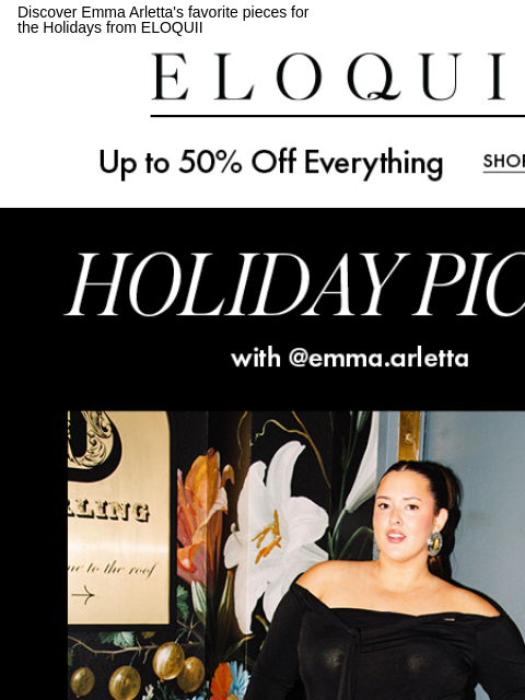 Discover Emma Arletta's favorite pieces for the Holidays from ELOQUII Logo Shop Now Shop Influencer Picks Shop Dresses Shop Holiday Shop Best Sellers Recommended For You Satin Puff Sleeve Pleated