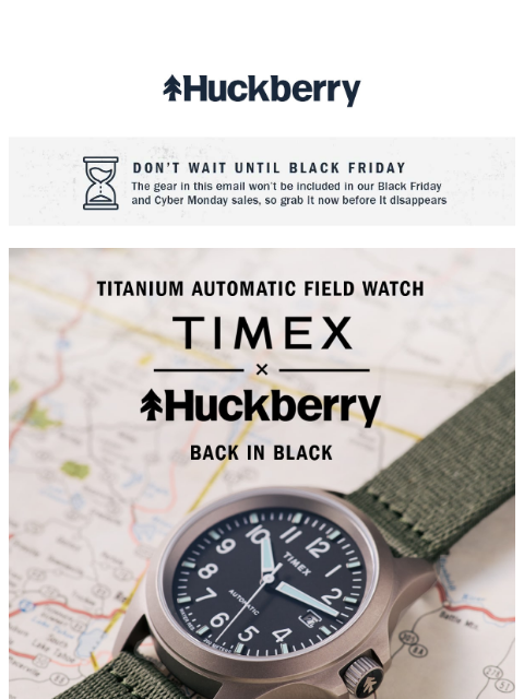 John Lennon's stolen Patek 2499, the health benefits of infrared light therapy, Rivian CEO's morning routine, and more… Our last Huckberry x Timex Titanium Field Watch sold out so fast, the