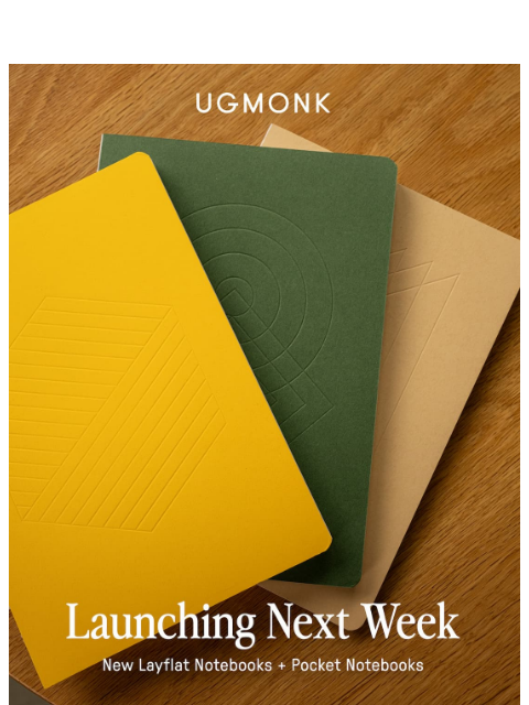 ugmonk newsletter: What we're launching next week 🤫