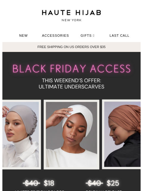 hautehijab newsletter: Unlock the FINAL weekend offer 👀