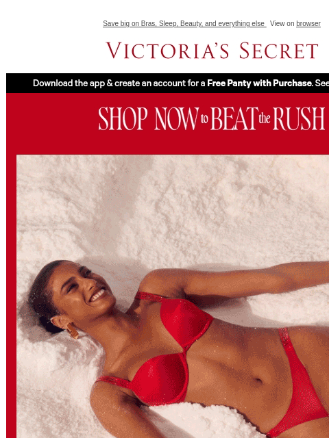 victoriassecret newsletter: Shop 30% Off, Get a FREE Duffle—A Win-Win
