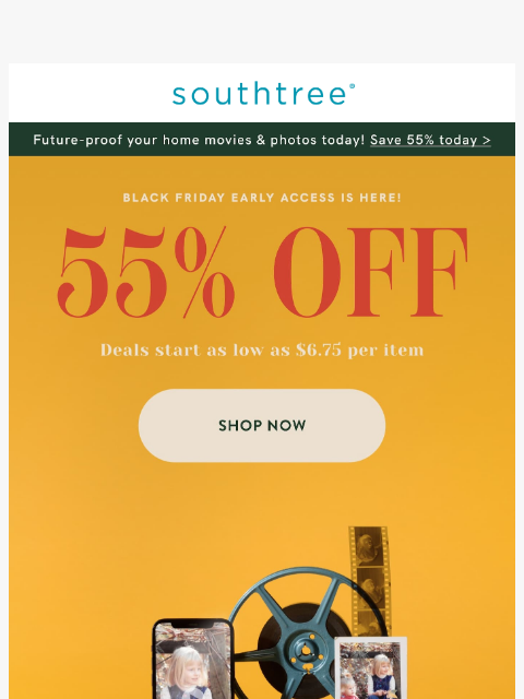 southtree newsletter: Early Access: Black Friday starts… NOW