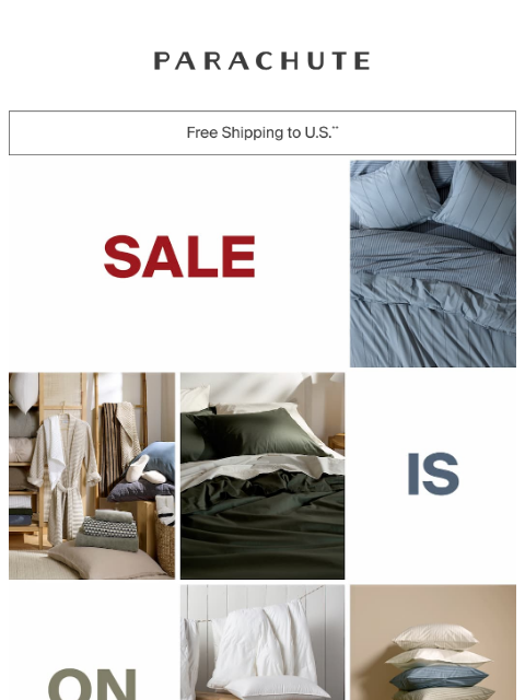 parachutehome newsletter: Black Friday Is LIVE