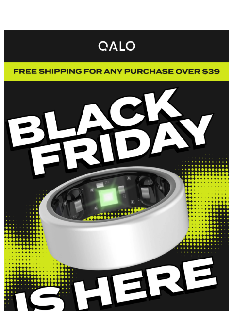 qalo newsletter: Black Friday is HERE