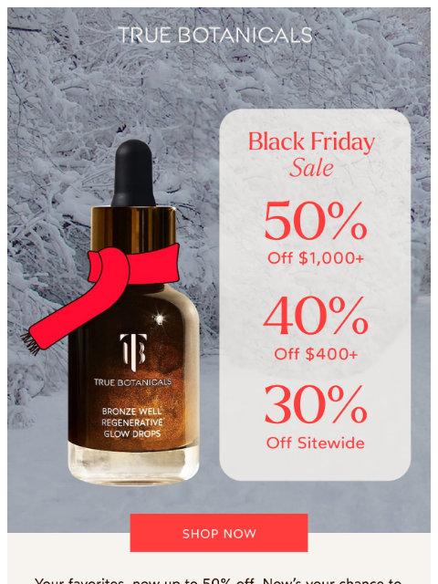 truebotanicals newsletter: Your Skincare Shelf Is Looking Empty