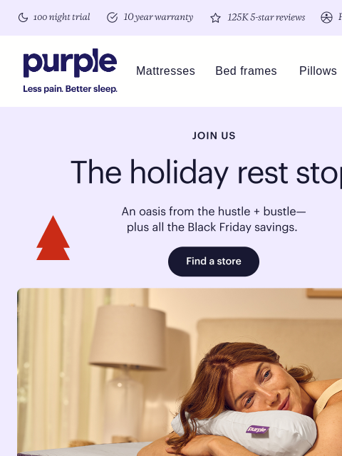 purple newsletter: Black Friday, but make it chill