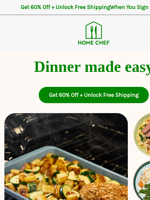 homechef newsletter: 🔓Want our secret to easy home cooking?