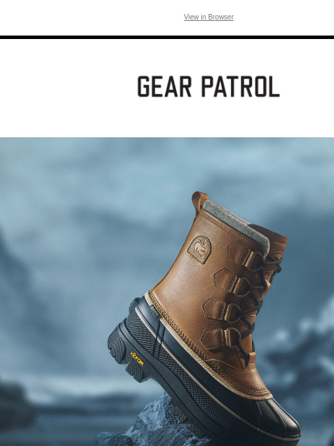 gearpatrol newsletter: SOREL Just Gave Its Caribou Boots a Major Upgrade