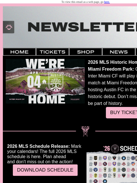 intermiamicf newsletter: Historic MLS Home Opener, Schedule Release, and Ke...
