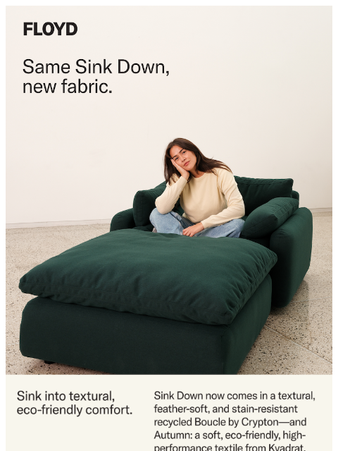 floydhome newsletter: NEW: Sink into Evergreen