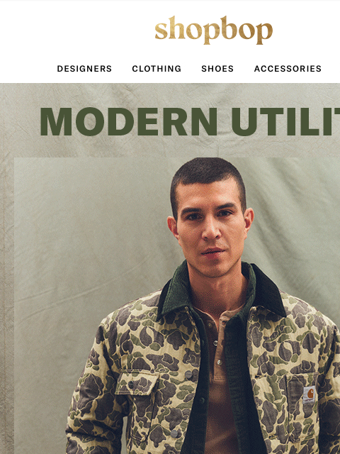 shopbop-mail newsletter: Utility cool: Carhartt WIP