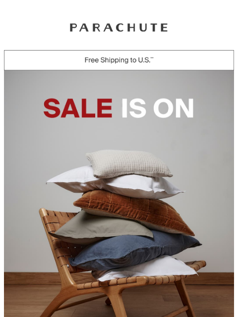 parachutehome newsletter: Black Friday Sale Starts Now