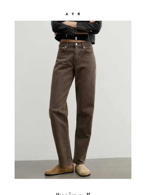 ayr newsletter: the denim model’s favorite jean