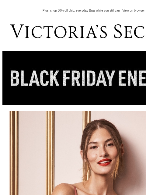 Plus, shop 30% off chic, everyday Bras while you still can View on browser Victoria's Secret VSCC Available Credit Display images to show real-time content Display images to show real-time content