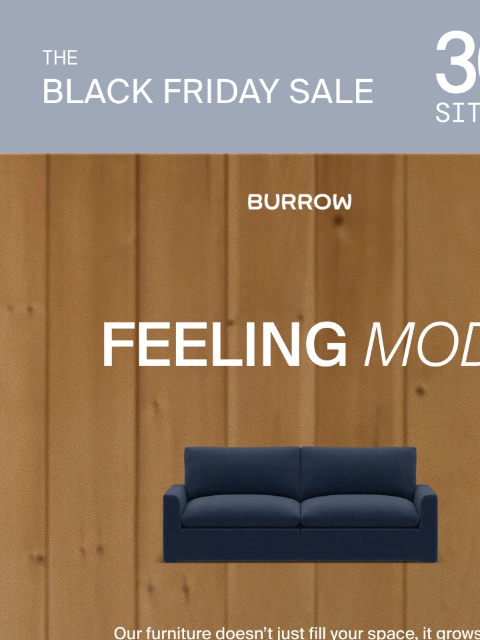 burrow newsletter: Having a (modular) moment