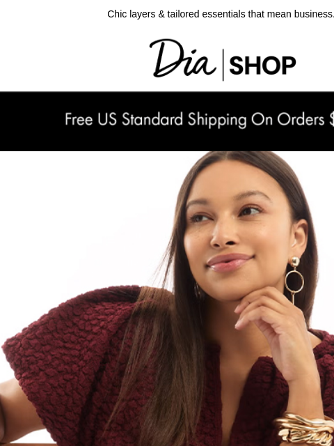 dia newsletter: New in: Winter Workwear 🤍​