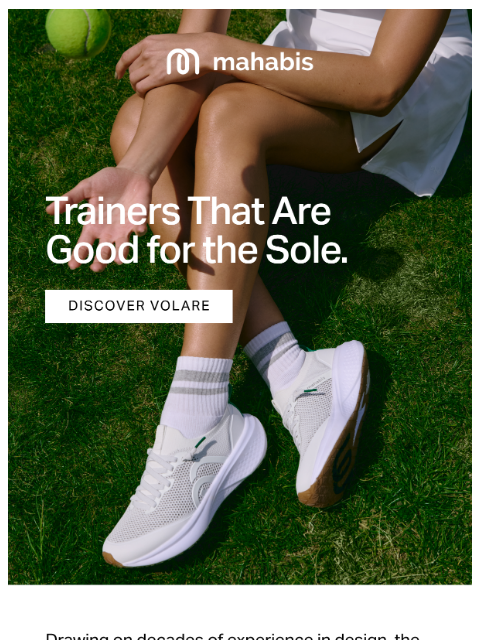 mahabis newsletter: The Minimalist Trainer with Maximum Comfort