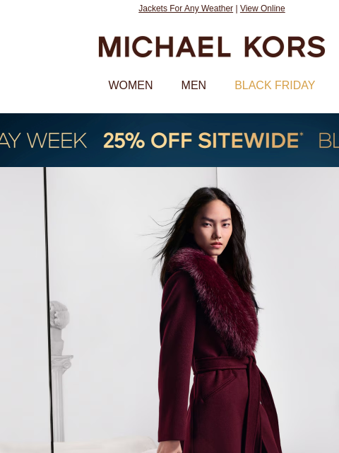 michaelkorsmail newsletter: Welcome To Your Layering Era