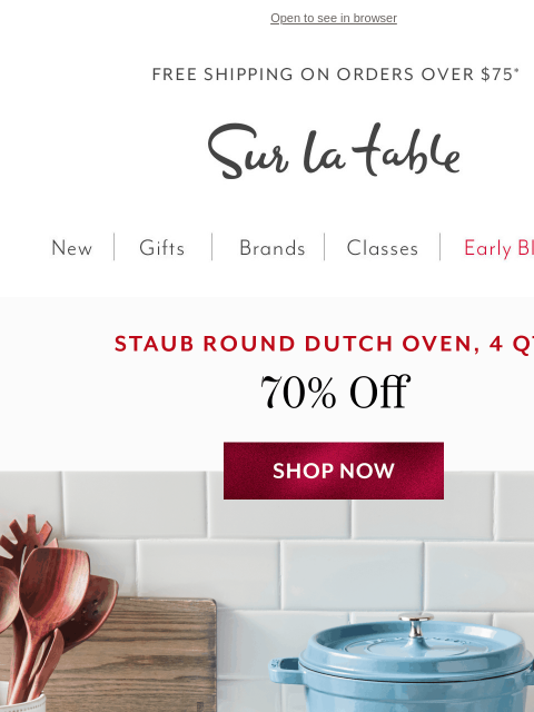 surlatable newsletter: Top Brands, New Price Drops: Now Under $200