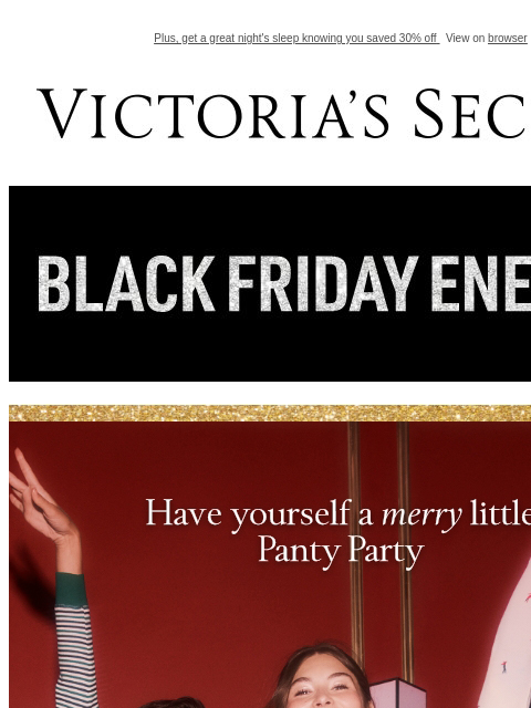 Plus, get a great night's sleep knowing you saved 30% off View on browser Victoria's Secret VSCC Available Credit Display images to show real-time content Display images to show real-time