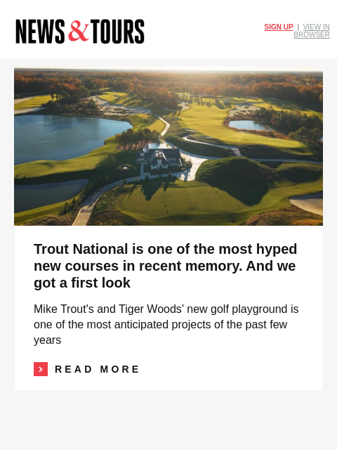 golfdigest newsletter: Popular pro picks courses he loves and loathes