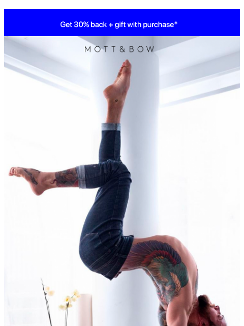 mottandbow newsletter: Feel the freedom in stretch denim.