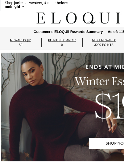 eloquii newsletter: LAST CALL (!!)
