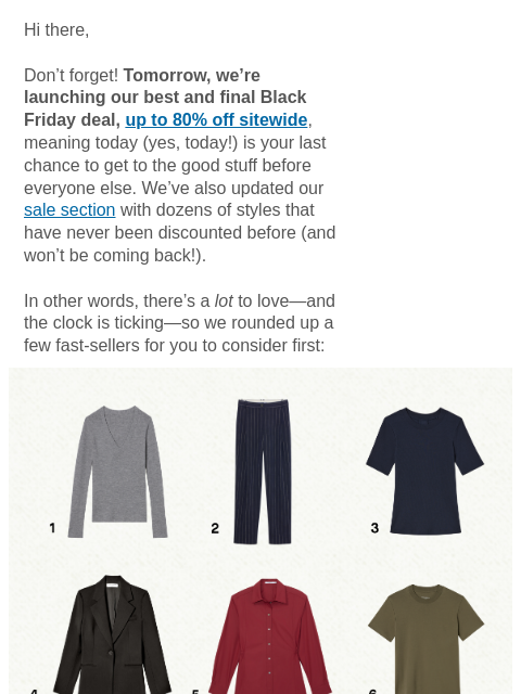 mmlafleur newsletter: 24 HOURS: A head start on our best Black Friday de...