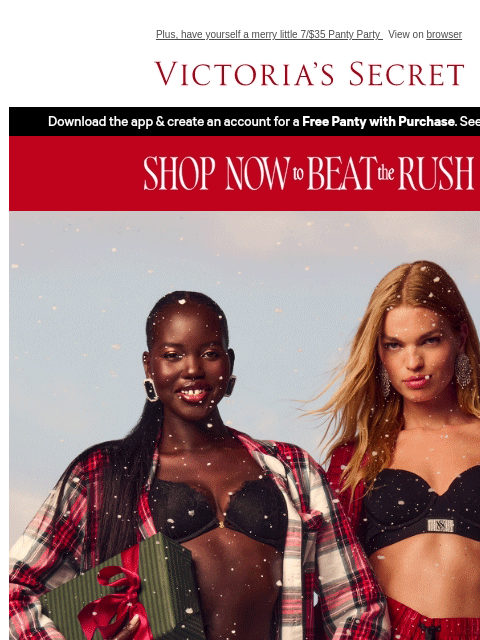 victoriassecret newsletter: Cozy Up to 30% Off Sleep (& EVERYTHING)