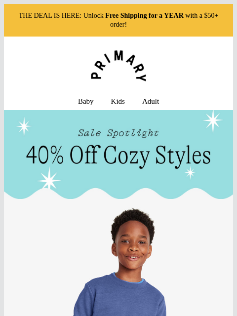primary newsletter: 🤍 40% Off Cozy Picks 🤍 + Unlock a year of free s...