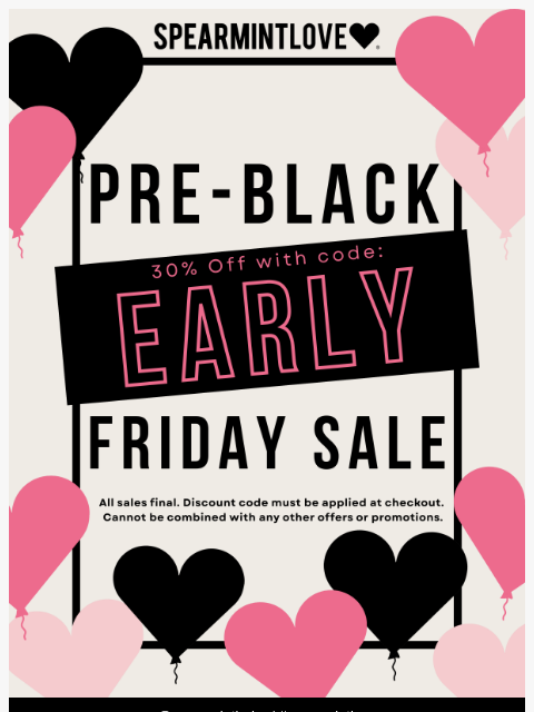 spearmintlove newsletter: This Deal is Going QUICK 🛍️