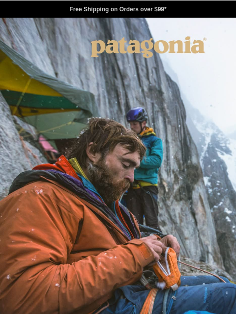 patagonia newsletter: Active layers for winter