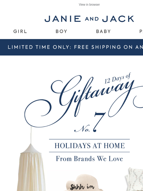 janieandjack newsletter: 🎁 Enter to win over $1,000 in prizes...