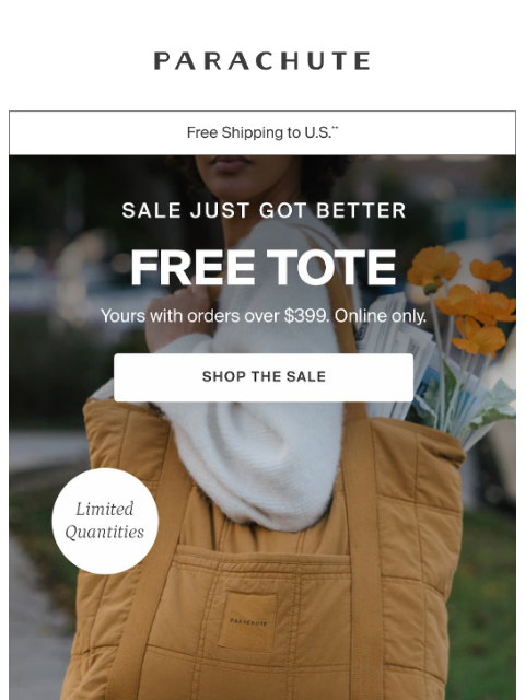 parachutehome newsletter: Black Friday Just Got Better