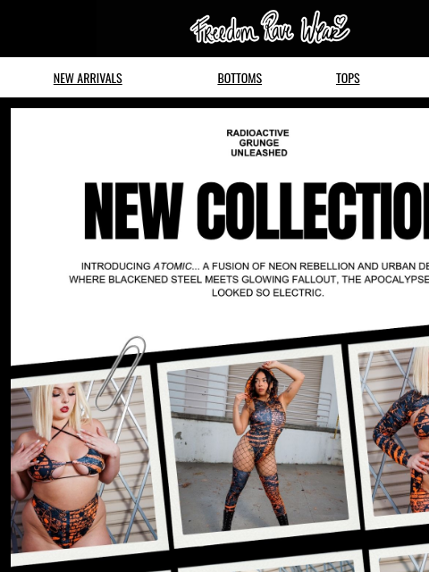 freedomravewear newsletter: ATOMIC 3