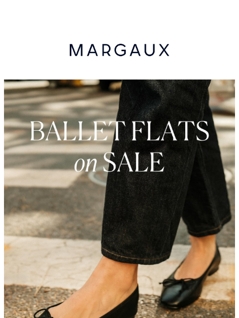 margauxny newsletter: Black Friday: 20% off all ballet flats