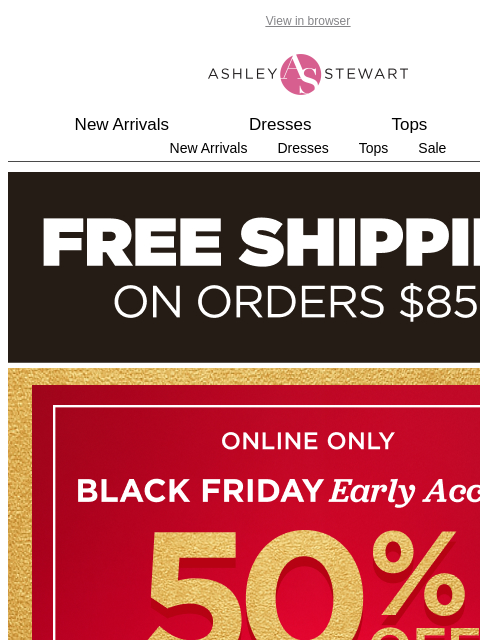 ashleystewart newsletter: Shop These JUST DROPPED Styles Before They Sell Ou...