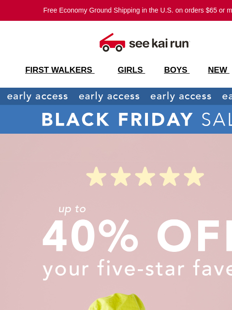 seekairun newsletter: 40% Off Fan Favorites 🌟