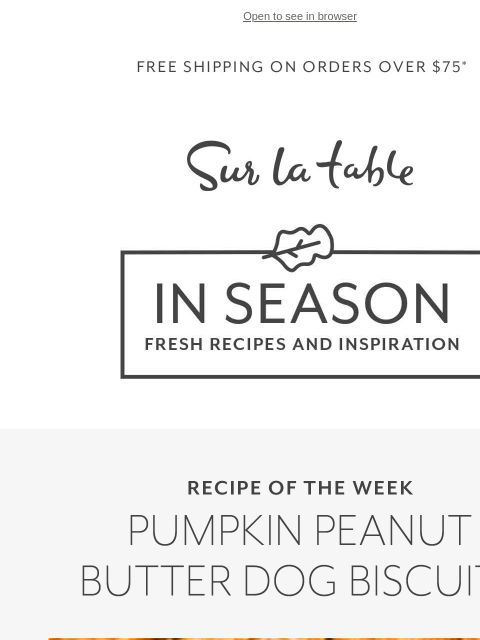 Make sure your best friend is part of the holiday celebrations with our Pumpkin Peanut Butter Biscuits. ‌ ‌ ‌ ‌ ‌ ‌ ‌ ‌ ‌ ‌ ‌ ‌ ‌ ‌ ‌ ‌ ‌ ‌ ‌ ‌ ‌ ‌ ‌ ‌ ‌ ‌ ‌ ‌ ‌ ‌ ‌ ‌ ‌ ‌ ‌ ‌ ‌ ‌ ‌ ‌ ‌ ‌ ‌ ‌ ‌ ‌ ‌ ‌ ‌