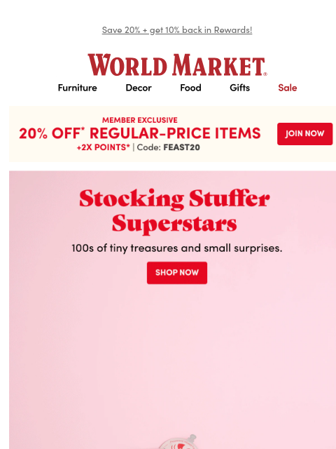 emailworldmarket newsletter: 🎁 1 Month Left! Get great gifts before they’re go...