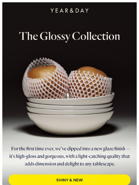yearandday newsletter: Introducing Glossy ✨